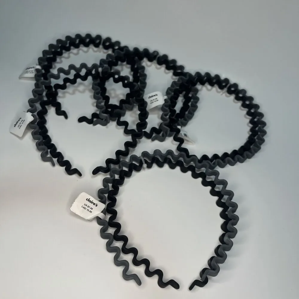 Wavy Headband From Claire’s  Lot Of 5 Pairs